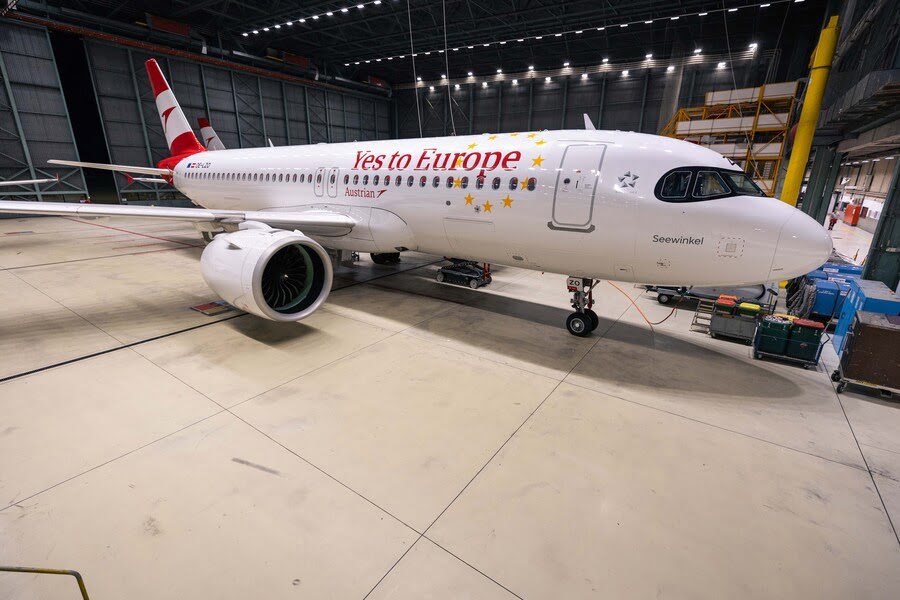 Austrian Airlines Debuts ‘Yes to Europe’ Initiative with Airbus Fleet